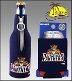 SET OF 2 FLORIDA PANTHERS CAN & BOTTLE KOOZIE COOLER