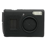 Delkin Snug-It, Silicone Digital Camera Skin for the Canon SD870 & Ixus 860, Black, with Neck & Wrist Straps