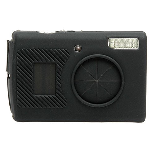 Delkin Snug-It, Silicone Digital Camera Skin for the Canon SD870 & Ixus 860, Black, with Neck & Wrist Straps