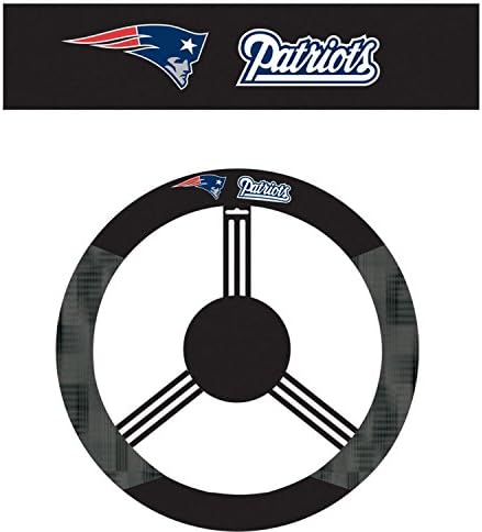 NFL New England Patriots Steering Wheel Cover