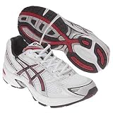 ASICS® Mens Gel 1130 ( sz. 09.5, White/Platinum/Chili )
