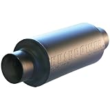 Hushpower 13012100 Pro Series Shorty Muffler - 3.00 Center In / 3.00 Center Out - Aggressive Sound