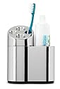 Simplehuman Chromed Steel Oval Toothbrush Holder