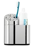 simplehuman Toothbrush Holder with Caddy, Chrome