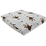 Mod Pod Pop Monkey Fitted Crib Sheet
