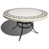 Strathwood Naples Faux Marble Dining Table