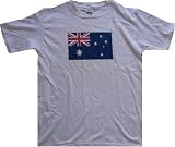 AUSTRALIAN FLAG - White T-shirt