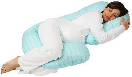 Best Maternity Pillow- This is Sleeper Keeper Pillow In Vibrant Color Turquoise- Maternity Pillows, Pregnancy Pillows Are Your Ideal Mate During And After Your Pregnancy-Guaranteed!