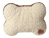 Bone Shaped Medium Pet Bed - Leopard Print