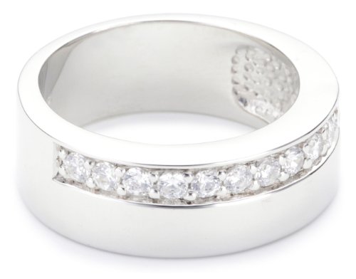 Bella Donna Damen-Ring 925 Sterling Silber Zirkonia weiss Gr. 58 (18.5) 104436 Preisvergleich