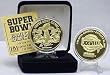 24KT Gold Super Bowl XXVIII Flip coin