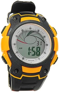 MINGRUI Fashion New Multifunction Boy Digital LED Quartz Alarm Date Sports Wrist Watch Waterproof Yellow