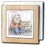 Ted Turner Looks For Employment - 6 Inch Tile Napkin Holder