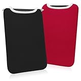 BoxWave Amazon Kindle Fire Case - BoxWave SlipSuit for Kindle Fire, Slim-Fit Carrying Sleeve (Jet Black / Crimson Red (Reversible))