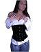 Green Velvet Victorian Vintage Shaper Corset Boned Lace Up Waist Cincher Dresses LVG0873GREEN