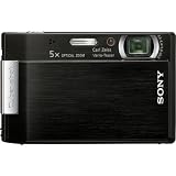 Sony Cybershot DSC-T100 8.1MP Digital Camera with 5x Optical Zoom and Super Steady Shot (Black)