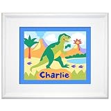 Dinosaurland Personalized Framed Print
