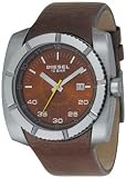 Diesel Men's DZ1153 Brown Dial Leather Band Quartz Watch