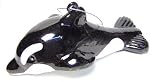 SC Christmas Glass Orca Whale Christmas Ornament