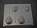 Green Hunky Man Face Chocolate Candy Lollipop Mold Hulk