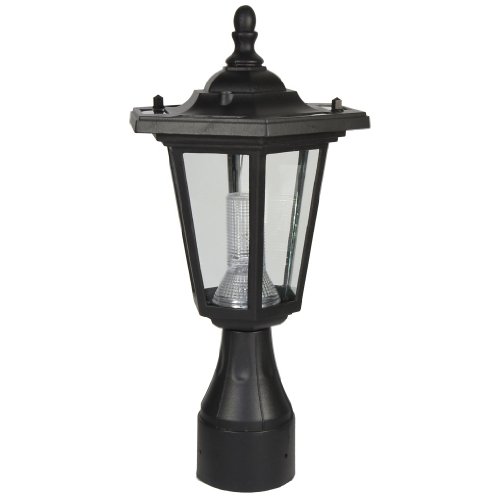PP10 Solar 'Coach' Post / Pole Top Accent Light (Round Base) eBay