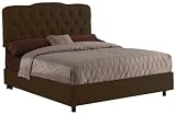 Shantung Fancy Tftd Cmplt Bed Queen Chocolate