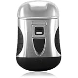 Eyourlife Portable Battery Powered Nail Cutting Clipper Electric Nail Trimmer Silver and Black