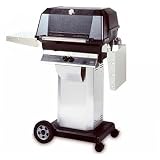 MHP Gas Grills WNK4DD Propane Gas Grill W Stainless Grids On Stainless Cart