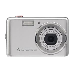     AgfaPhoto Optima 103 Digitalkamera  12 Megapixel, 4 fach opt. Zoom, 6,9 cm  2,7 Zoll  Display  silber   