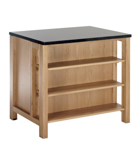 Sonoma Kitchen Island Unit with Solid Granite Worktop