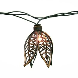 Home 10-ct. Wire Leaf String Lights