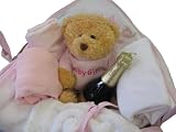 Baby Bath & Bed Gift Basket 0-3m Pink