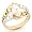 10k Gold april Birthstone Class of 2012 Graduation Ring