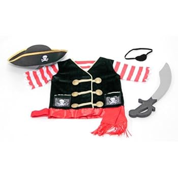 Melissa & Doug - 14848 - Déguisement - Pirate Costume Role Play Set