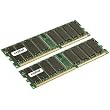 2GB Kit (2 x 1GB) DDR PC2700 Unbuffered Non-ECC 184-PIN DIMM - CT2KIT12864Z335