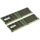 2GB Kit (2 x 1GB) DDR PC2700 Unbuffered Non-ECC 184-PIN DIMM - CT2KIT12864Z335