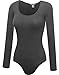 FPT Womens Basic Long Sleeve Bodysuit CHARCOAL MEDIUM