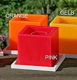 Produkt-Bild: WACHS WINDLICHT LUMINA PINK GLASEINSATZ & TABLETT