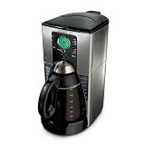 Mr. Coffee Black and Stainless Steel 12-Cup Programmable Coffeemaker