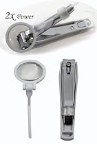 120-pc Lot Wholesale Beauty Supplies Toe Nail Clipper w/ Catcher Magnifier