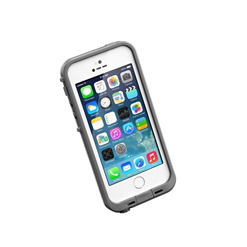 LifeProof FRE SERIES Waterproof Case for iPhone 5/5s/SE - Retail Packaging - GLACIER (WHITE/GUNMETAL GREY)