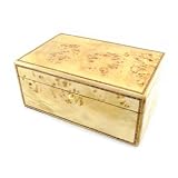 Coffret &agrave; Bijoux Bois "Sela" beige laqu&eacute;