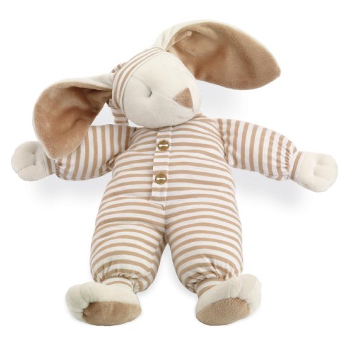 North American Bear Company Sleepyhead Bunny Natural, Tan Stripe, Medium