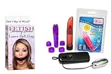 Pipedreams Fetish Fantasy Latex Ball Gag Bundle - Adult Toy Sex Kit