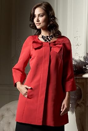 Autograph 3/4 Sleeve Bow Neck Jacket