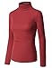 Doublju Womens Long Sleeve Slim Fit Turtleneck Knit Sweater