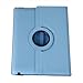 HDE Rotating iPad Case Magnetic Folding Leather Cover Folio Flip Stand for Apple iPad 2 iPad 3 iPad 4 (Sky Blue)