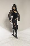 Sexy Superhero Theatre Costumes Womans Masked Bandit Costume