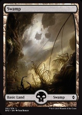 Magic: the Gathering - Swamp (261) (261/274) - Battle for Zendikar - Foil