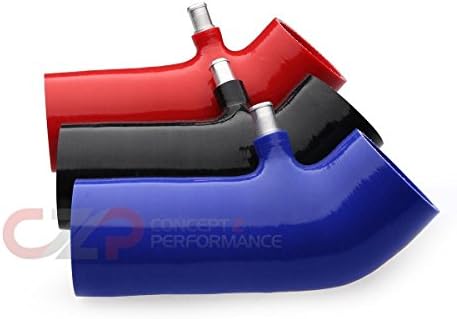 CZP Silicone Air Intake Hose Set, VQ35HR / VQ37VHR - Nissan 350Z 07-08 Z33, 370Z 09+ Z34 / Infiniti G35 07-08, G37 09-14 &amp; Q40 2015 Sedan V36, G37 08-13 &amp; Q60 14-15 Coupe CV36 (Blue)